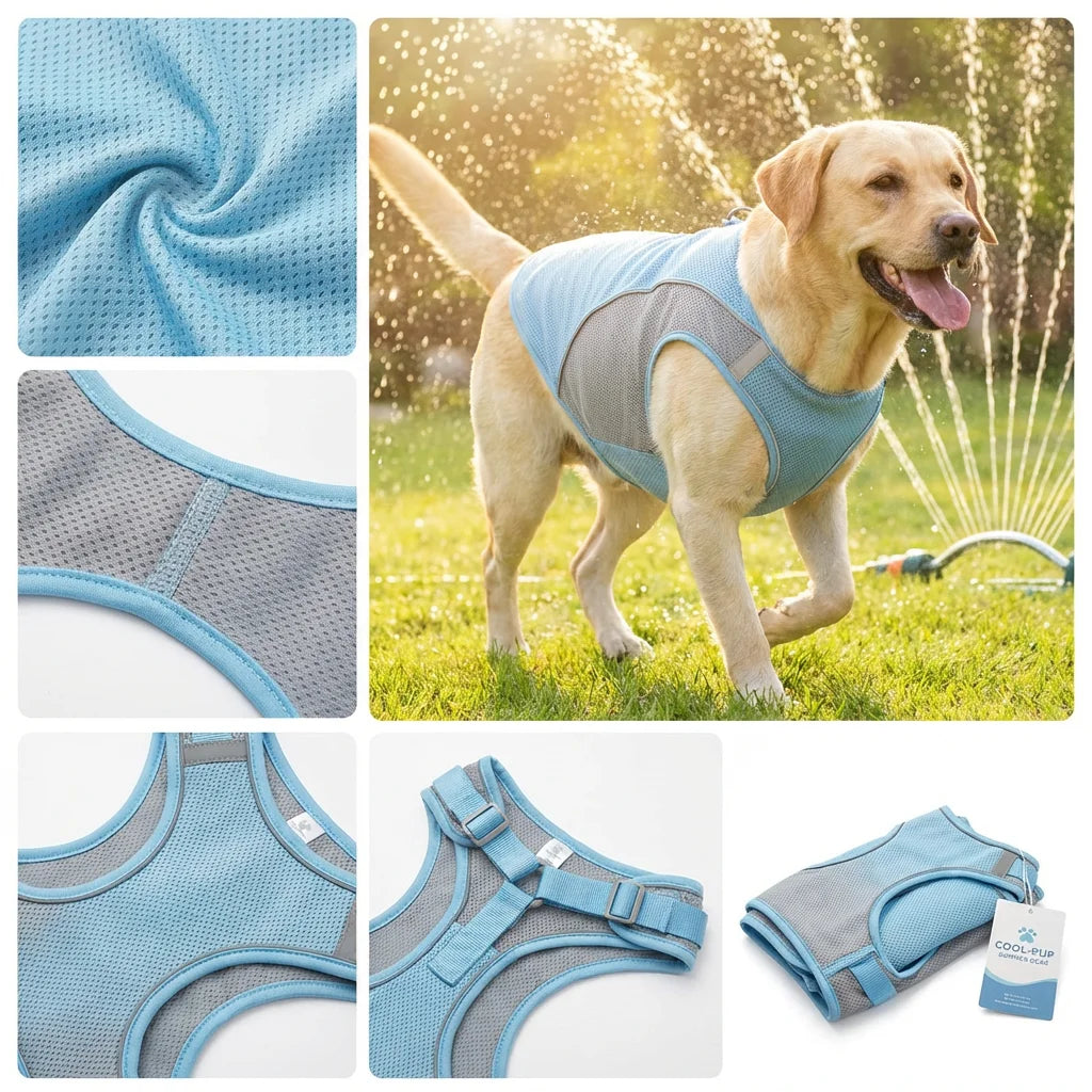 Luxury Silk Dog Scarf - Elegant Designer Pet Neckwear with Gold Accents