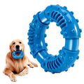 Indestructible Rubber Chew Toy - Tough Durable Ring for Aggressive Dog Chewers