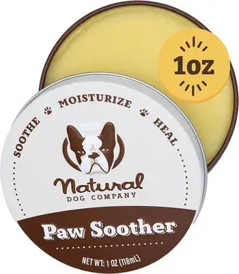 Organic Natural Dog Paw Balm - Soothes Dry & Cracked Paws (Lick-Safe)