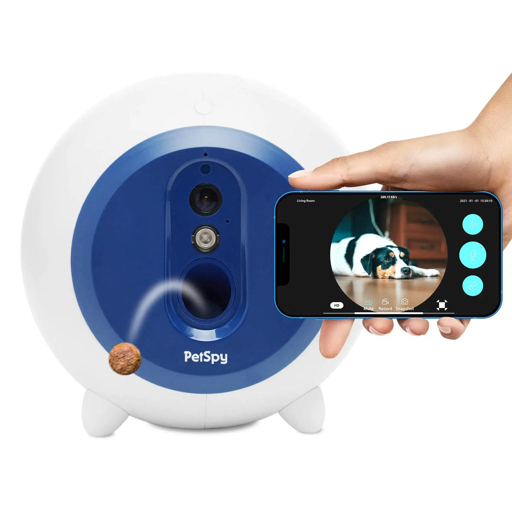 Smart Pet Camera with Treat Tossing & 2-Way Audio