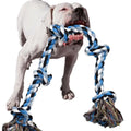 5 Pack Durable Rope Dog Toys - Cotton Knot Set for Teething and Tug of War