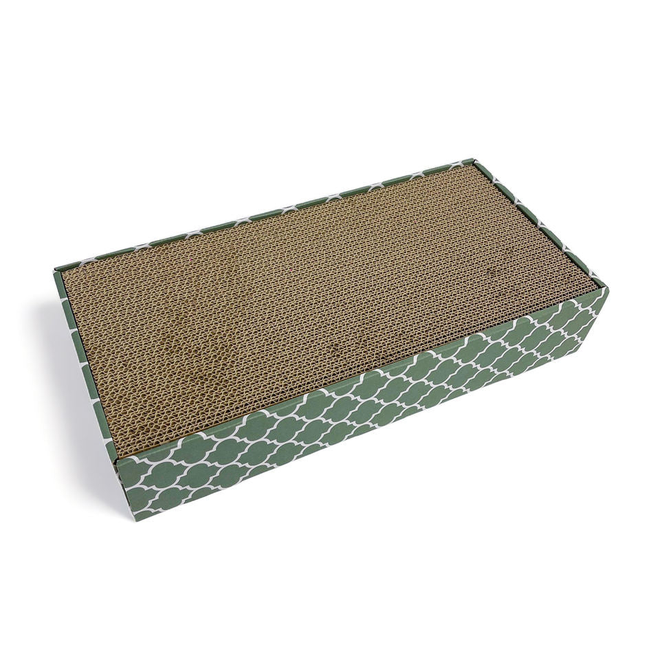 Eco-Friendly 3PCS Reversible Cat Scratcher Cardboard Lounge