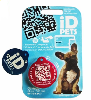 Smart QR Code Pet ID Tag with Cloud Profile