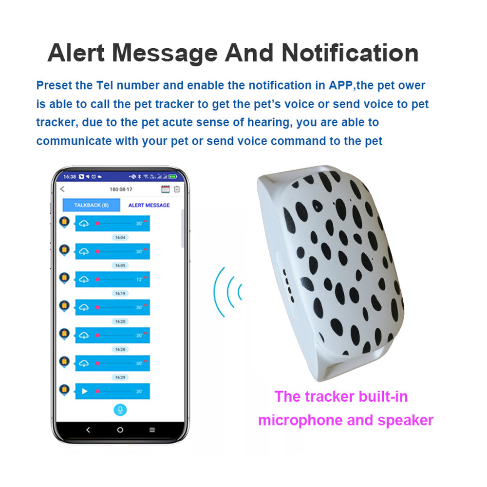 GPS Pet Tracker No Subscription Real-Time Tracking