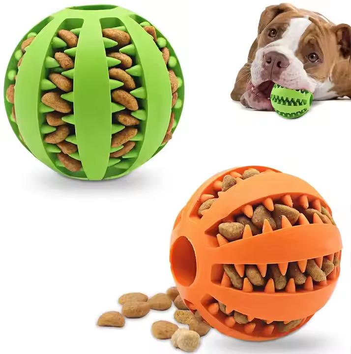 Heavy Duty Durable Squeaky Dog Chew Ball
