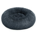 Anti-Anxiety Calming Donut Pet Bed - Plush Faux Fur for Better Sleep
