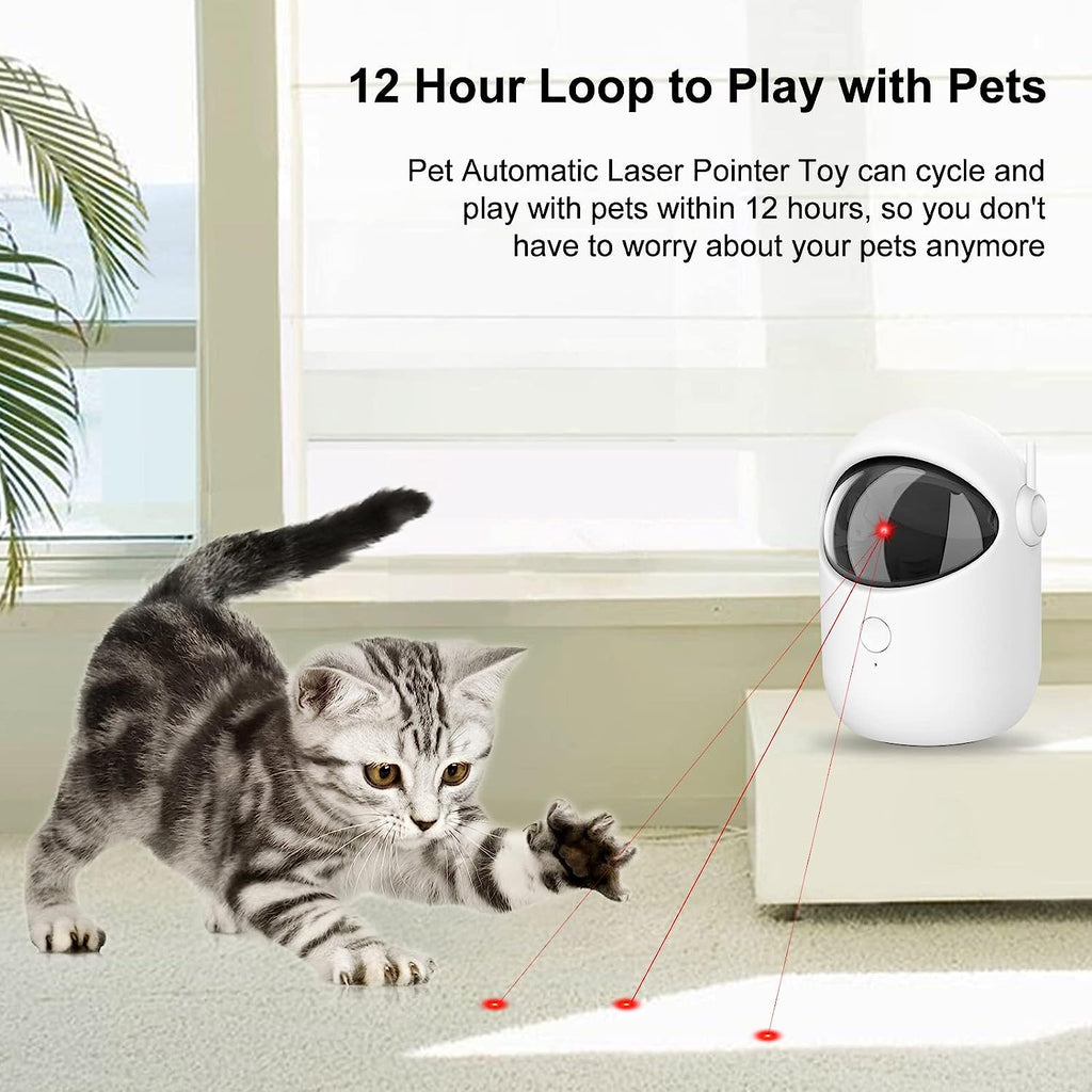 Automatic Rotating Laser Cat Toy (USB Rechargeable)