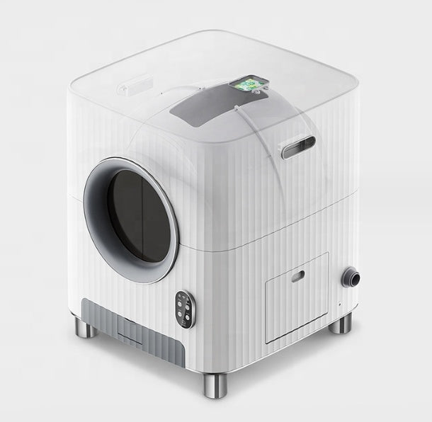 Smart Automatic Self-Cleaning Cat Litter Box with App