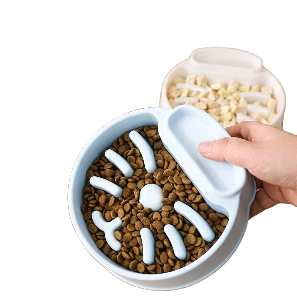 Eco-Friendly Slow Feeder Dog Bowl for Healthy Digestion