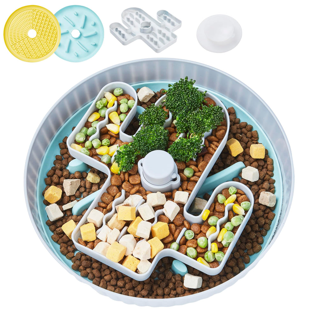 Eco-Friendly Slow Feeder Dog Bowl for Healthy Digestion
