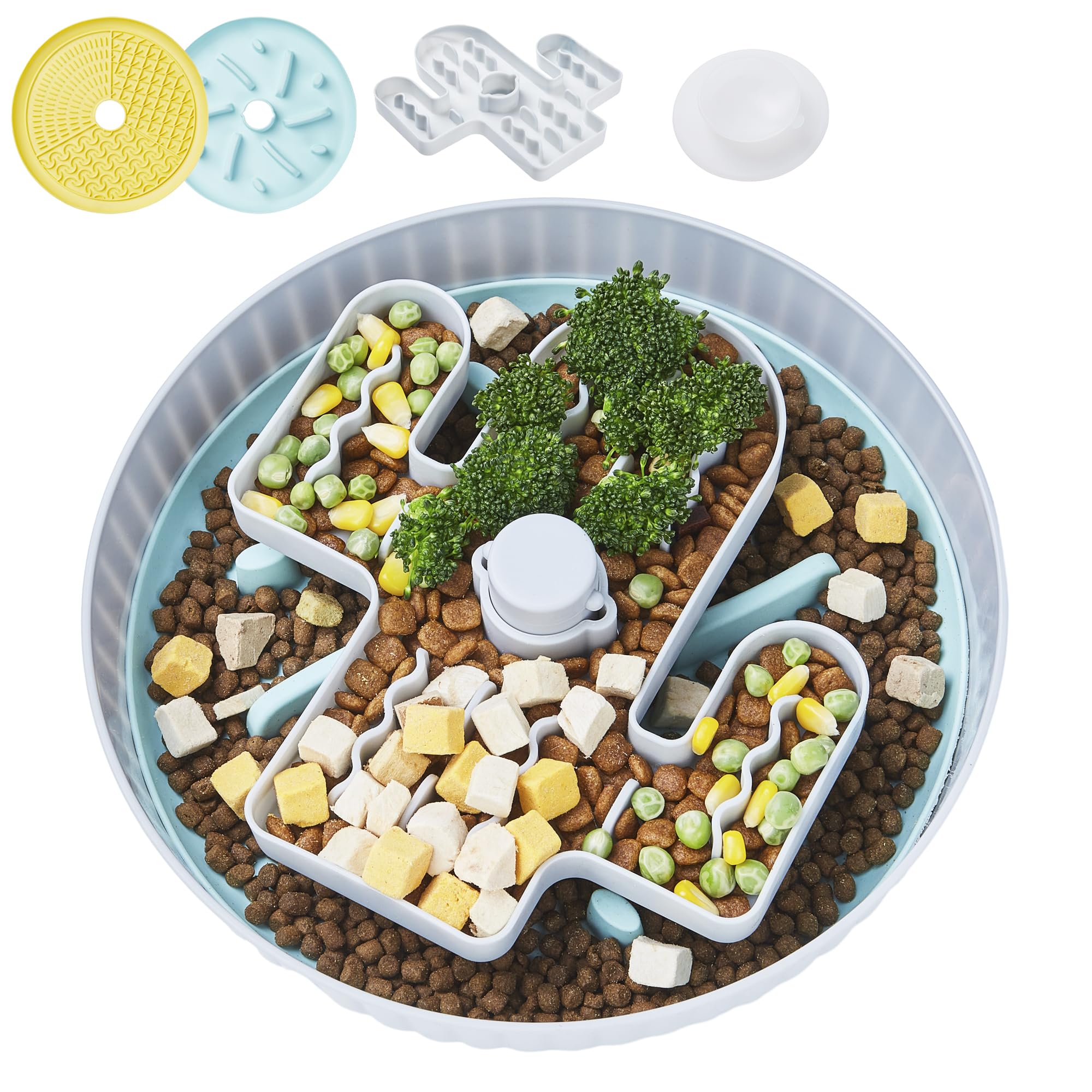 Eco-Friendly Slow Feeder Dog Bowl for Healthy Digestion