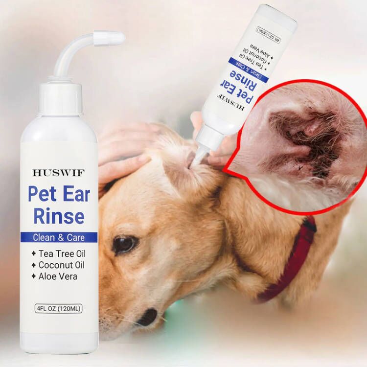 Natural Pet Ear Cleaner Drops (120ml)