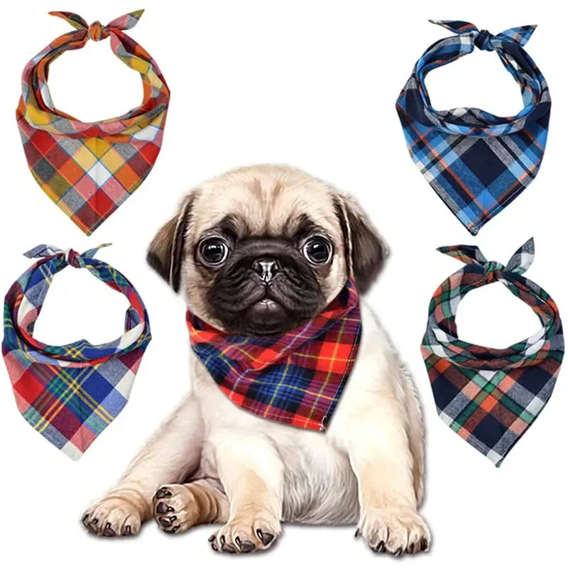 Floral Dog Bow Tie & Collar Set - Elegant Adjustable Neckwear for Pets