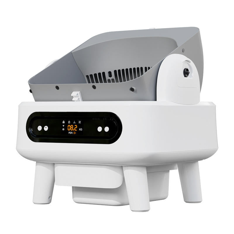 Smart Wi-Fi Self-Cleaning Cat Litter Box - App Control & Safety Sensors