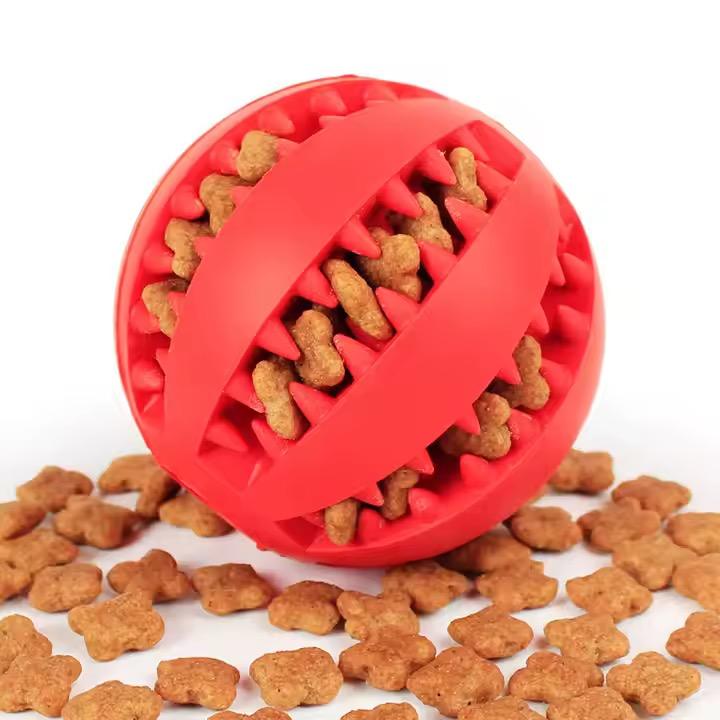 Heavy Duty Durable Squeaky Dog Chew Ball