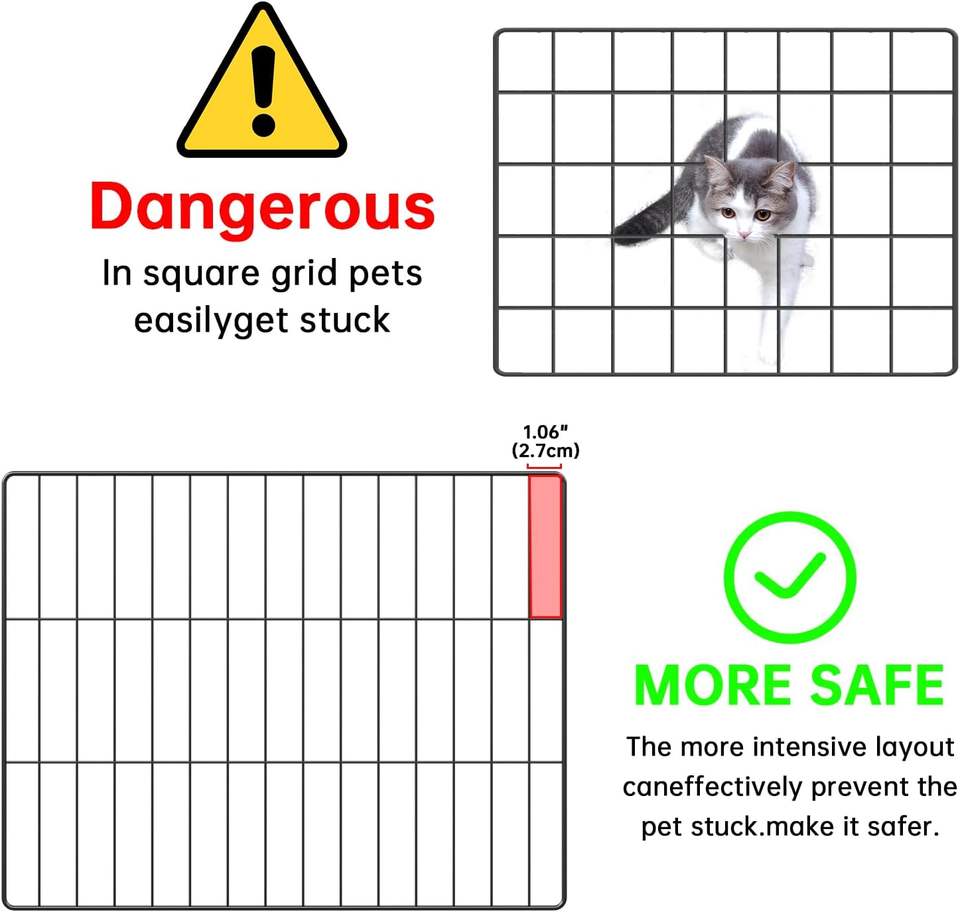 3-Tier DIY Indoor Cat Cage Playpen (Spacious & Modern)