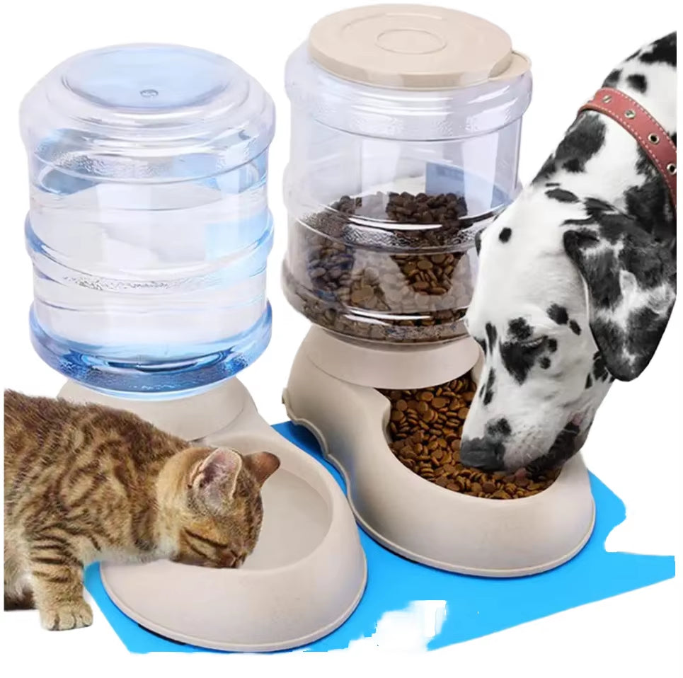 Gravity-Fed Automatic Pet Water Dispenser (1 Gallon)