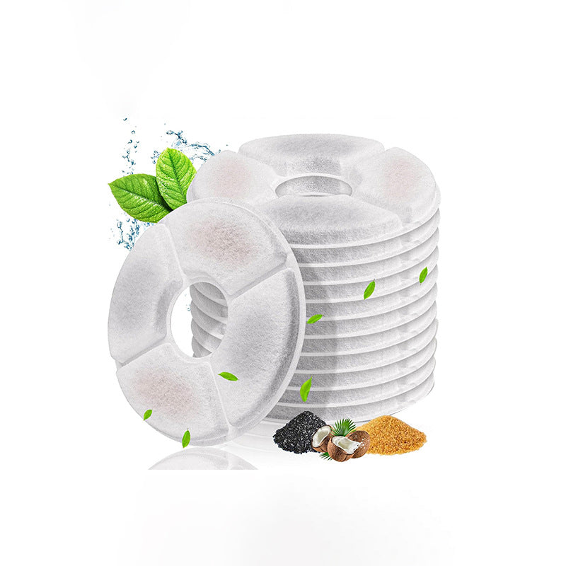 Replacement Filters for Smart Pet Fountains - 12 Pack Universal Fit