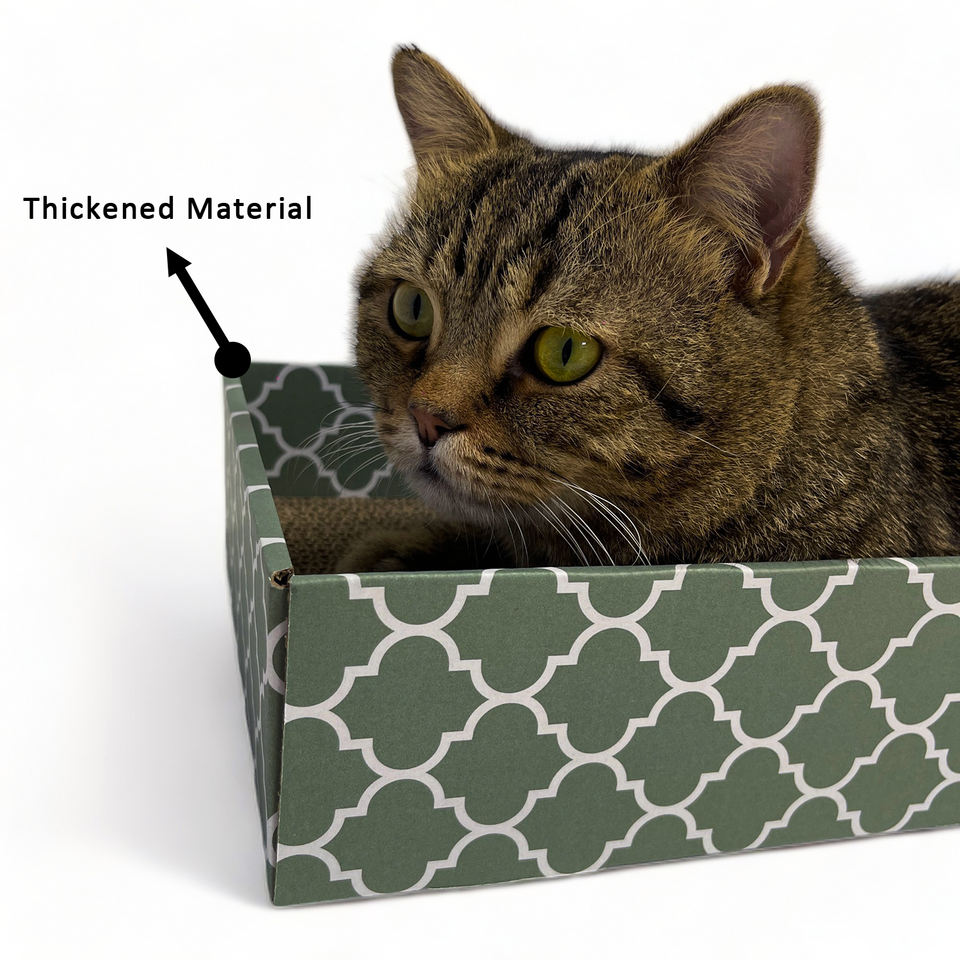 Eco-Friendly 3PCS Reversible Cat Scratcher Cardboard Lounge