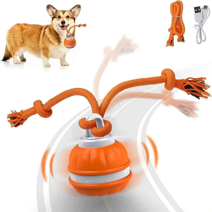 Electric Smart Rolling Ball with Moving Tail Automatic Toy