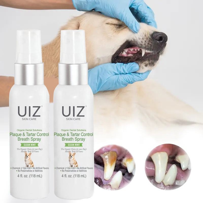Dog Dental Spray - Plaque & Tartar Remover, Fresh Breath Water Additive