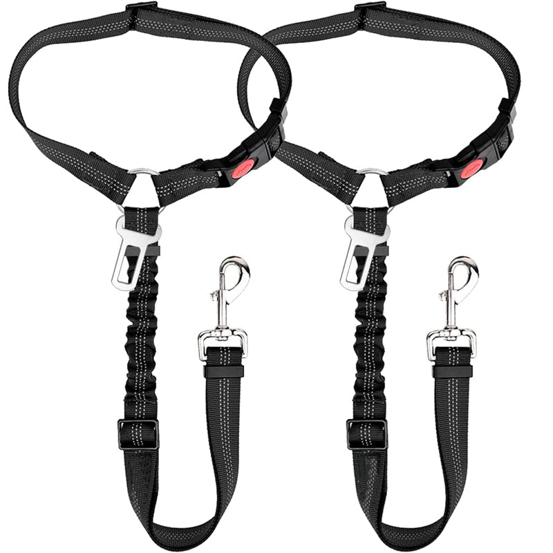 Adjustable Pet Safety Car Seat Belt (2 Pack)