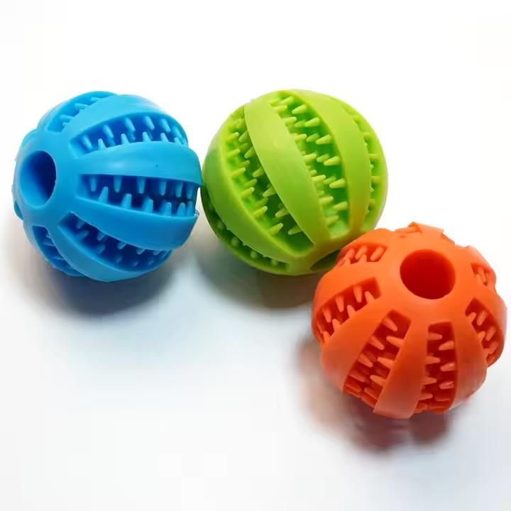Heavy Duty Durable Squeaky Dog Chew Ball