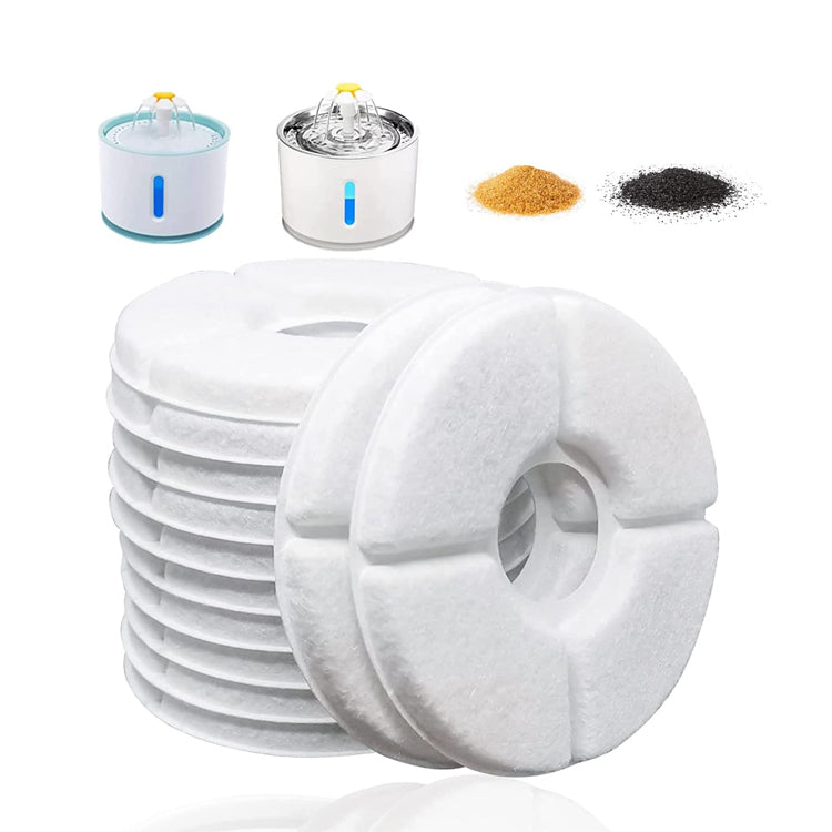 Replacement Filters for Smart Pet Fountains - 12 Pack Universal Fit