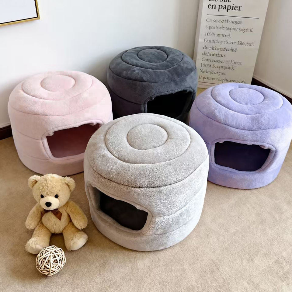 Cozy 2-in-1 Convertible Cat Cave & Dog Bed (2 Pack)