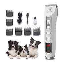 Professional Cordless Pet Hair Clippers Kit - Quiet, Rechargeable & High Precision