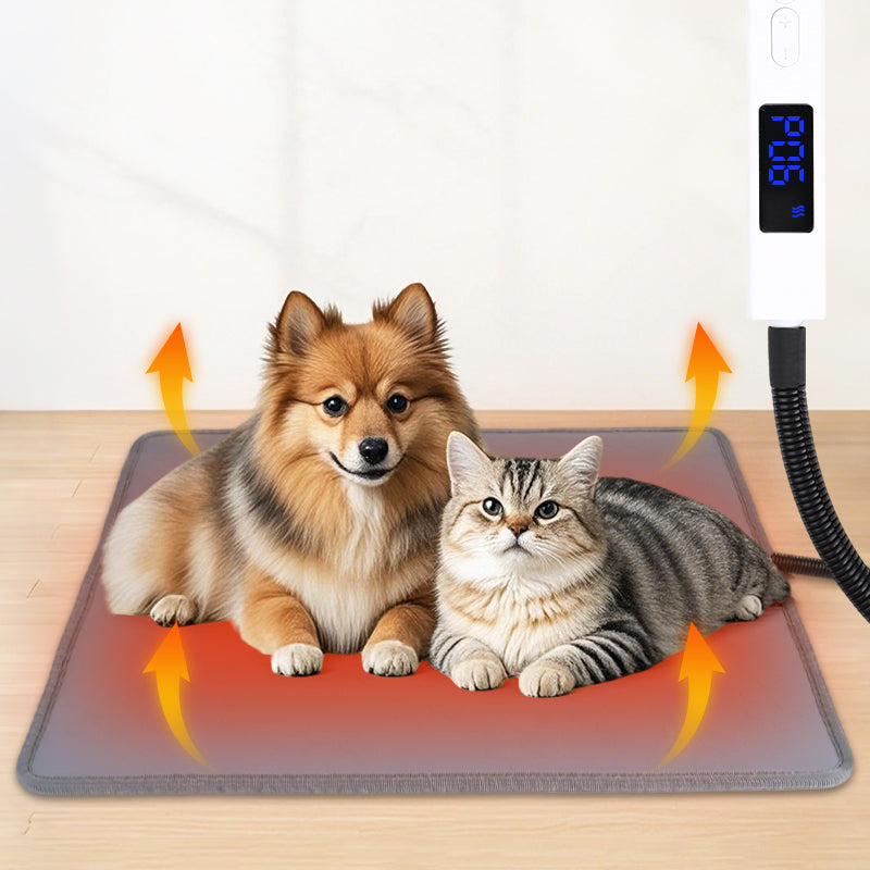 Pet Heating Pad with Timer & Temperature Control