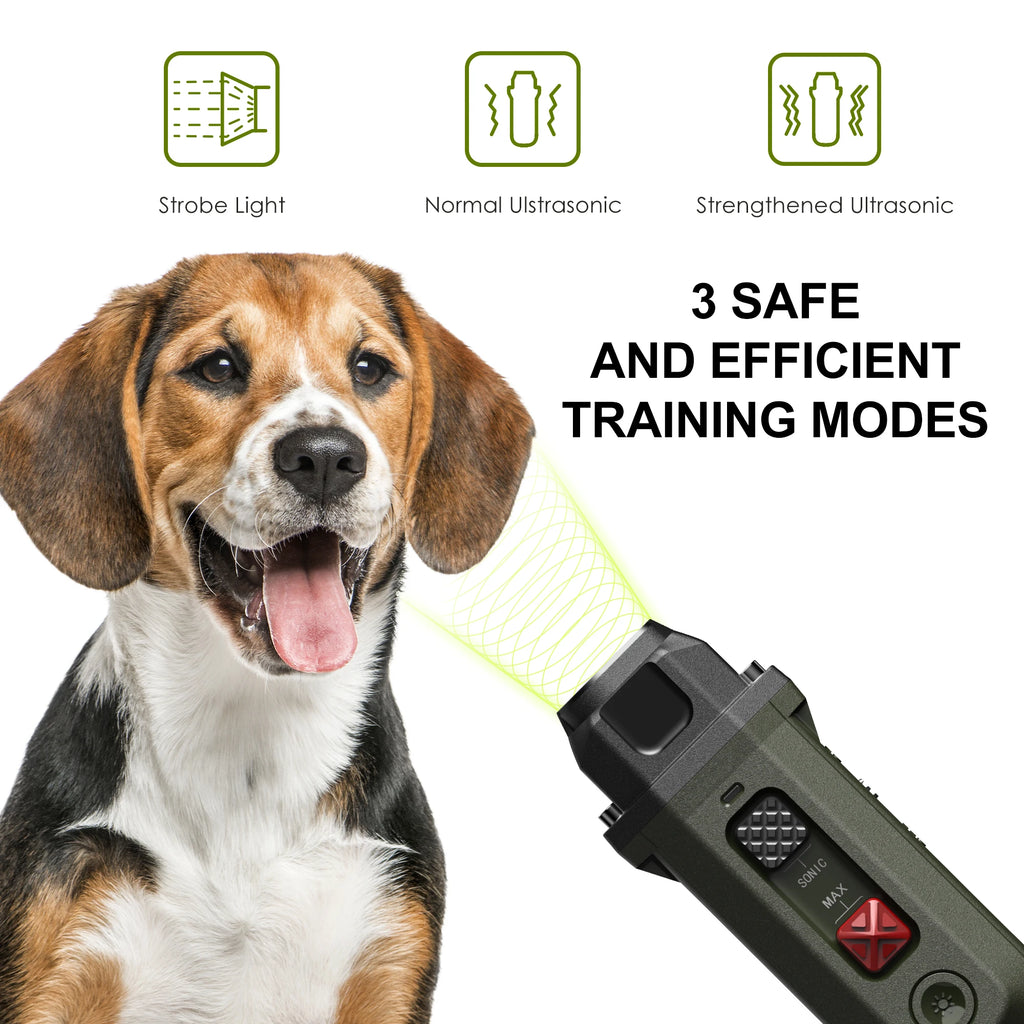 Ultrasonic Dog Bark Deterrent Handheld Trainer